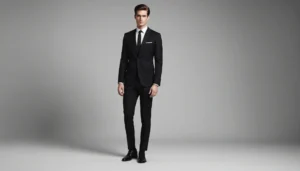 total look noir homme